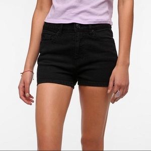 BDG Black High Rise Erin Shorts